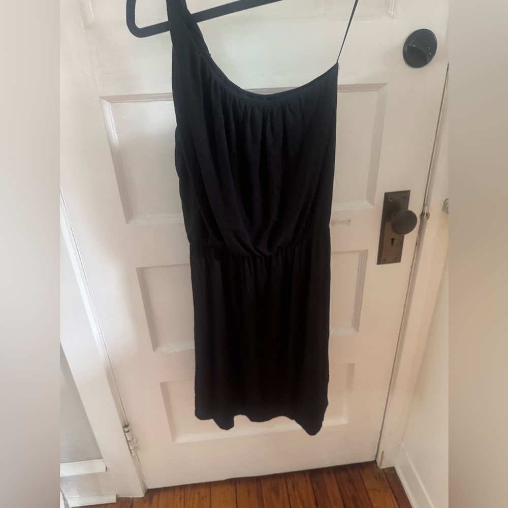 Michael Stars Black One Shoulder Sundress
